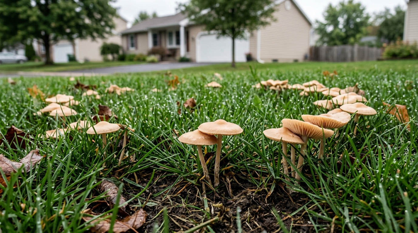 Mushrooms in Your Lawn? Here Is What Is Happening. - Emerald Lawn Care